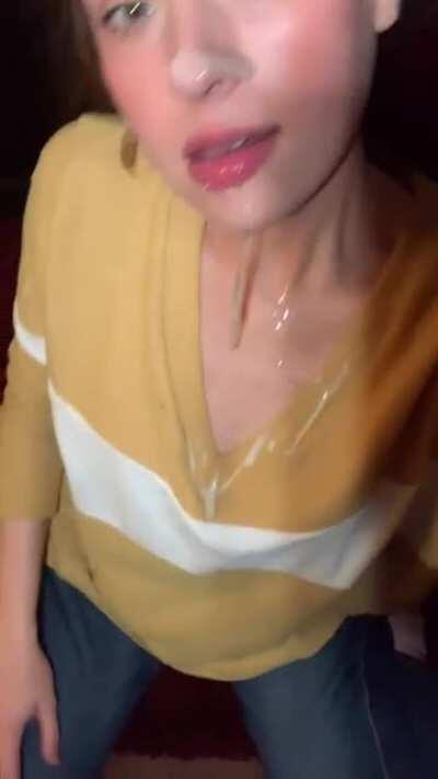 Messy cumslut ;) [oc]