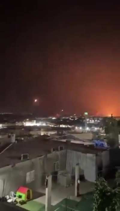 Missile impacts in Israel 