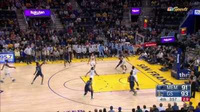 [Highlight] Ja Morant hits a deep 3 and leaves the hand up.