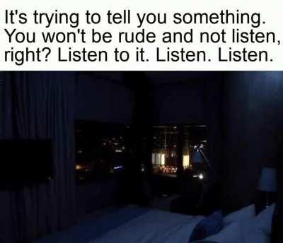 be nice to the voices