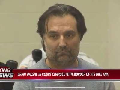 A man charged with murder listens while his Google searches from the day his wife disappeared are read in court