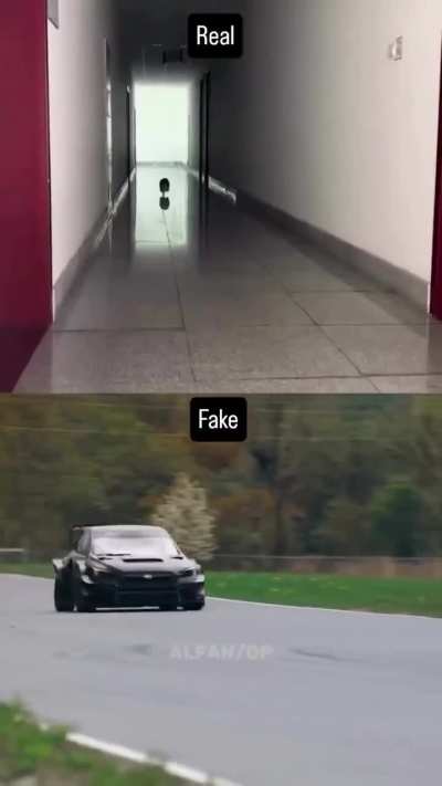 Real car vs fake car
