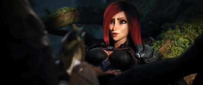 Katarina's 'Oh' look - League of Legends cinematic A New Dawn 