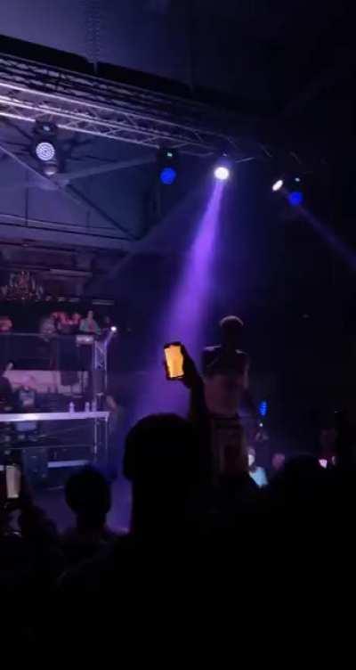 Danny performing some XXXX (Quaranta) tonight 👀