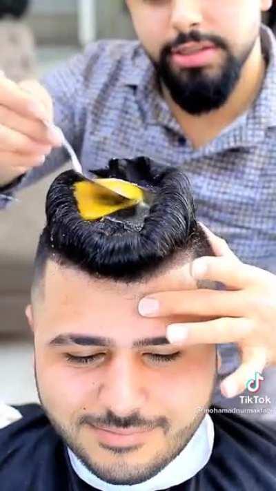 kaan abimin sacinda omlette bi farkli olur😋