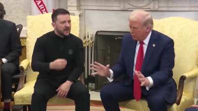 Trump tells Zelensky to shut up