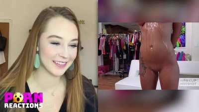 18 year old girl hilariously reacts to seeing REALLY hard porn for the first time.