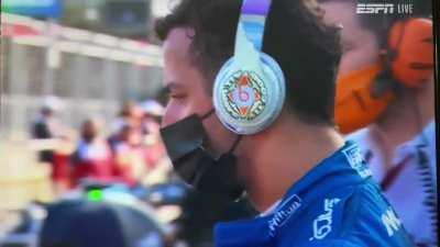 What Danny was jamming during red flag.