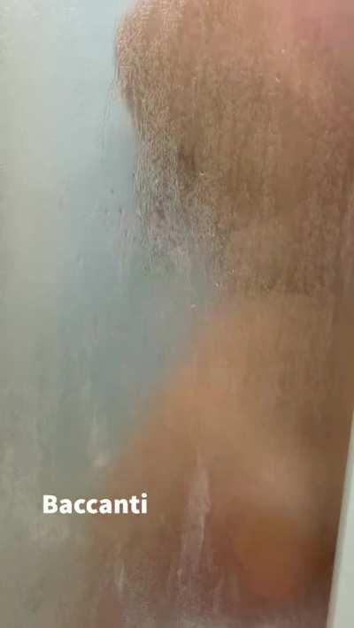 I love to take a shower…