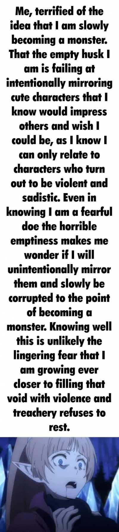 I wonder what people might relate to this.