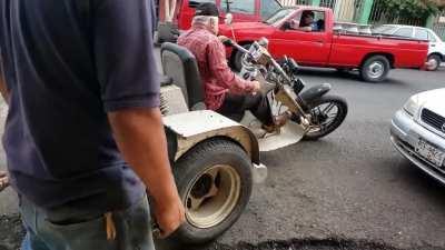 This used to be a 1969 Volkswagen Beetle.