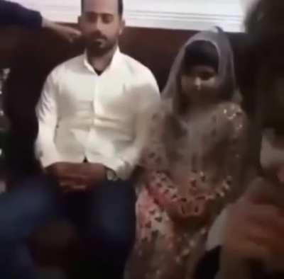Child marriage in an Islamic country. Gee I wonder where he got his inspiration from to marry a child.