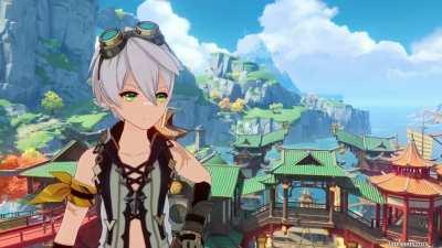 Players during the anniversary event