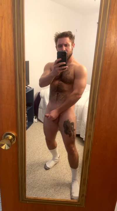 You walk in the room and find me doing this, what are you doing next