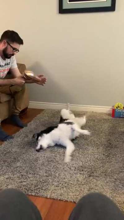 The after-bath scrub-in-the-rug