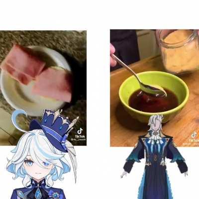 Why she eat the plate