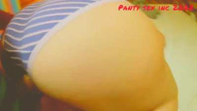 Striped Panty Doggy Quicky