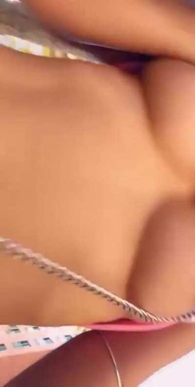 I like flashing my tits in public ;) [OC]