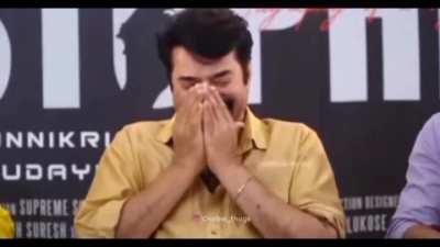 It isn't easy for someone to make Mammooty laugh like this.