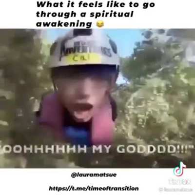 A spiritual awakening.