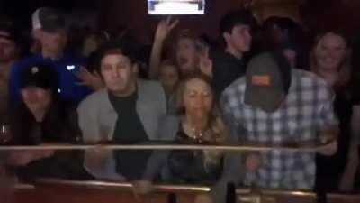 Taking a shot with your tall friends