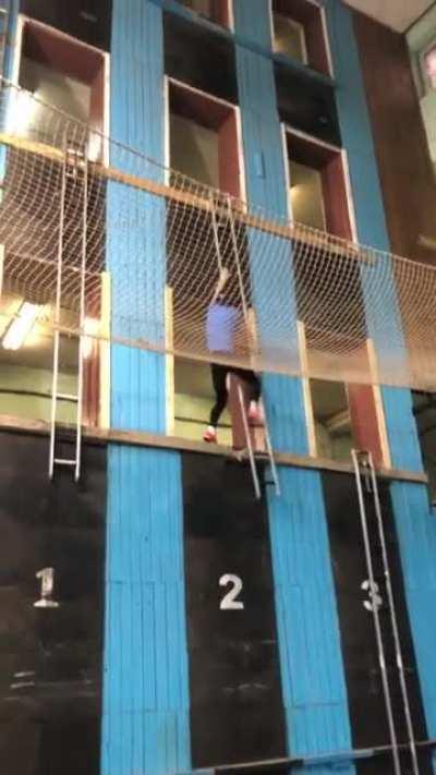 Imagine having to scale buildings like this to traverse certain areas