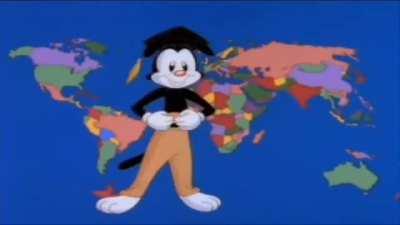 Yakko's World but it's only the countries where the Prime Minister shat themselves in a McDonald's