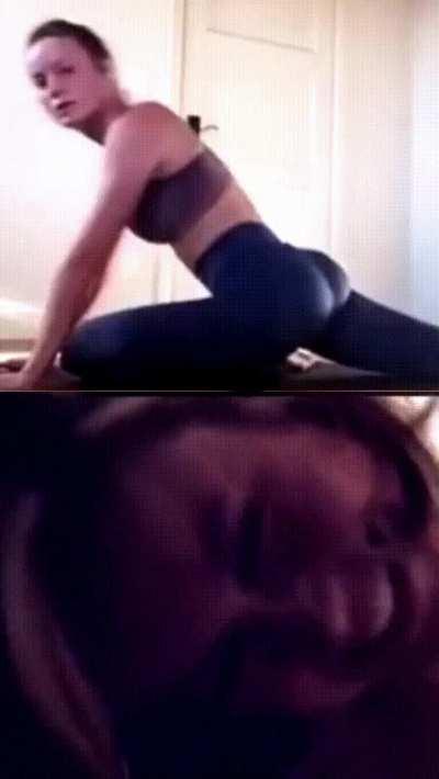 Brie Larson on top, using you