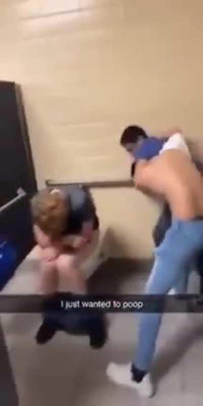 I can finally take a dump. Holup...