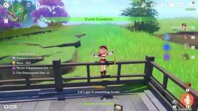 A regular day for Yanfei 🎵