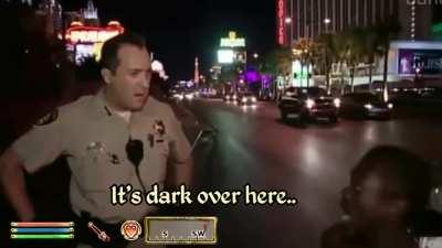 ...to trick the police officer