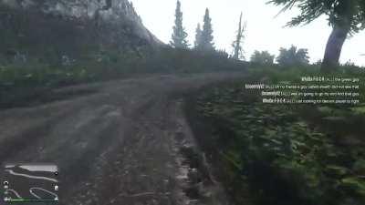 Mountain biking in fpv with friends, managed a clean flip!