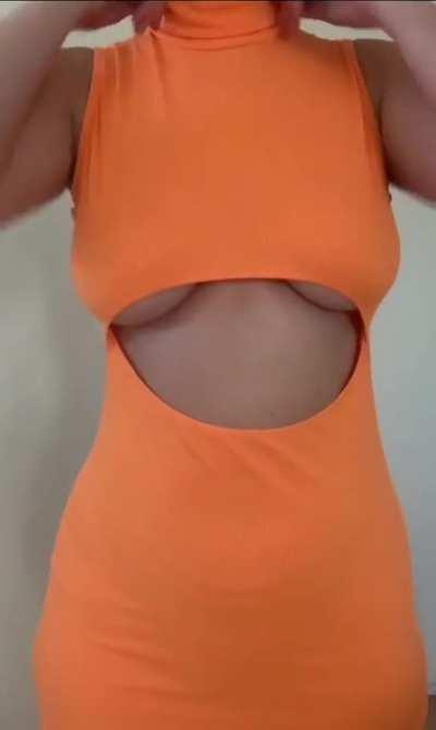 I love wearing risky dresses when going out