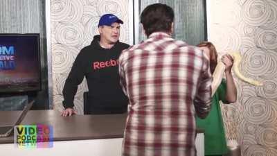 Adam Eget saves Norm MacDonald's life. (Heroic)