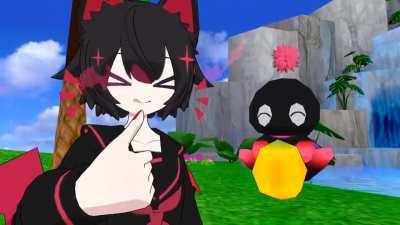 I made an interactable Chao for my avatar using Avatar Dynamics.