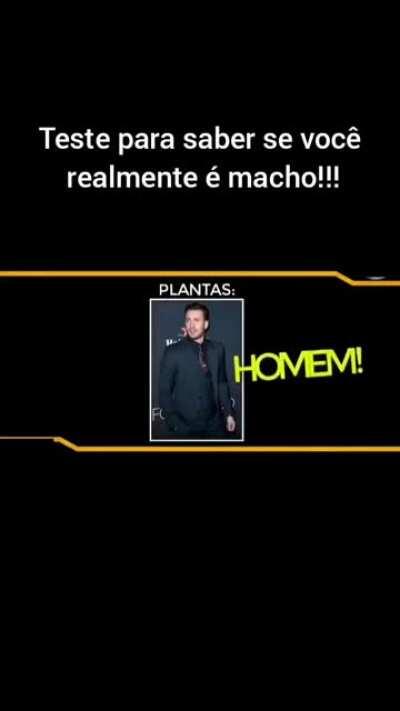Teste pra ver se e macho