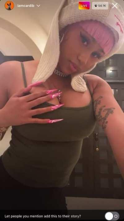 Cardi B Teasing on Live pt. 2