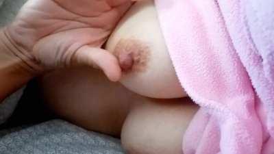 play with my nipple for a while then we have more fun 😜