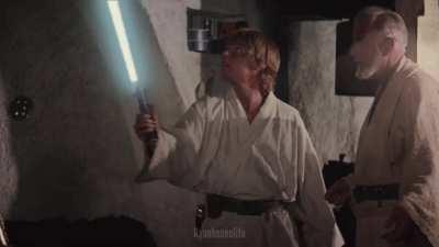 Your fathers lightsaber
