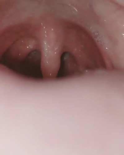 my long uvula lubricating my throat with saliva 😋