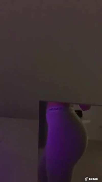 Hot Ass in CK Leggings