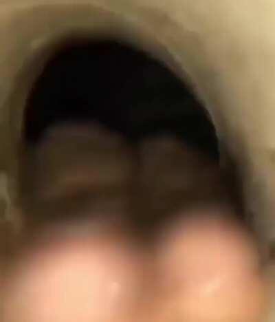 YOU BETTA GET THAT DAMN PRINGLE AND GET THE FUCK OUT OF HERE WITH YO DEMON TEETH ASS