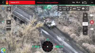 Destruction of a Ukrainian T-64BV in the Kursk Region near Sverdlikovo - January 2025