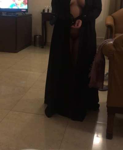 Naked under the abaya
