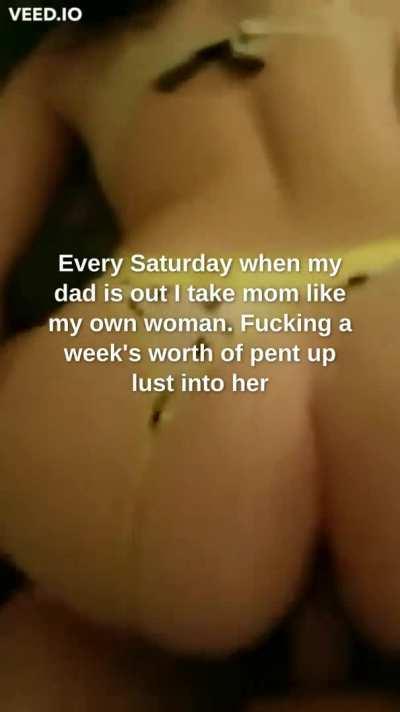 Doggystyle MILF Mom Son Taboo Thong Porn GIF by saberkazumi