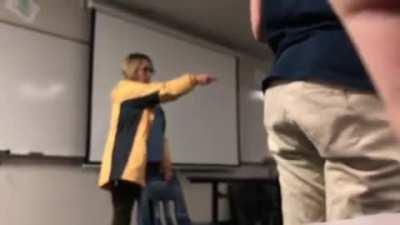 Teacher arrested after cutting students hair while singing national anthem