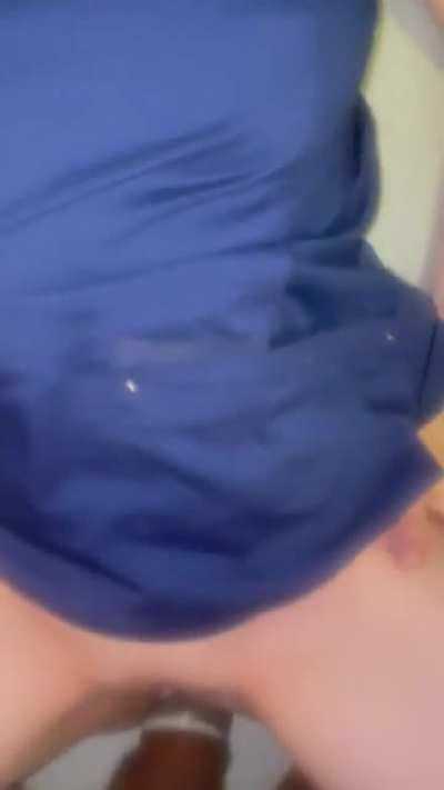 [F] I’m pretty sure our co-workers could him rearranging my organs in the call room