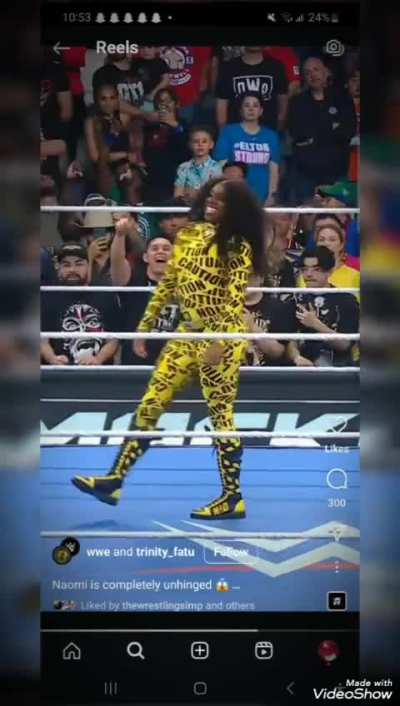 Naomi wwe twerk