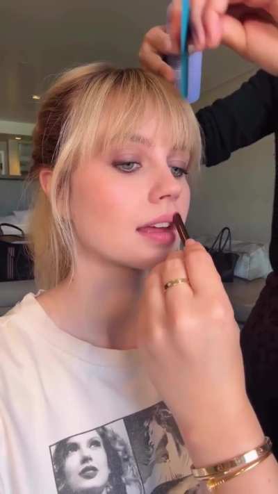 Angourie getting glammed up