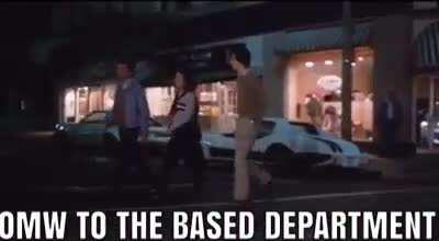 Me taking my friend to the based department for a hangout circa 2020